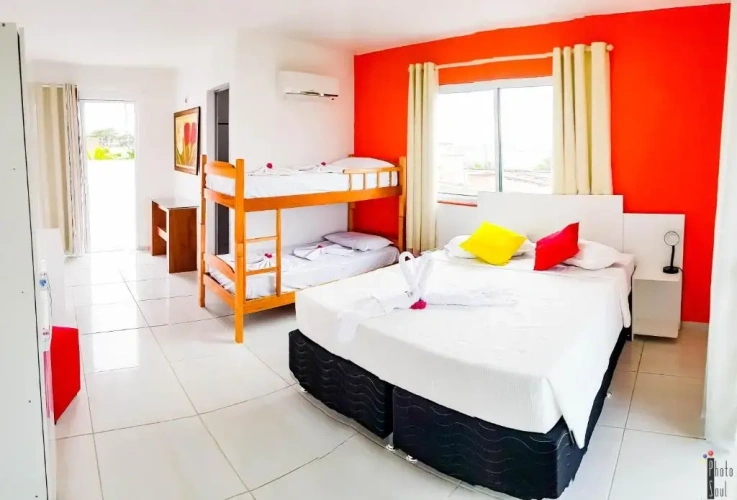 Deluxe Double Family Suite with balcony