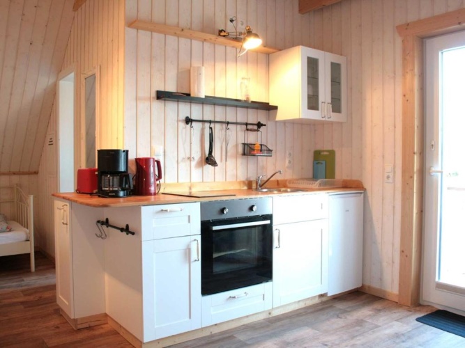 Studio with balcony