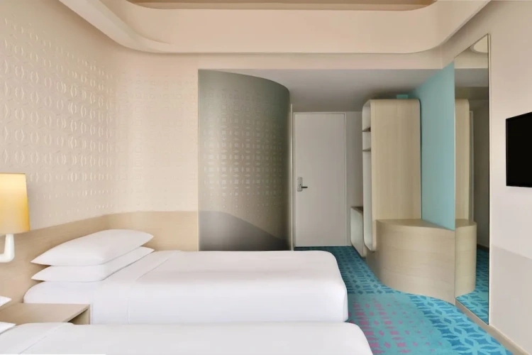 Deluxe Twin room with city view