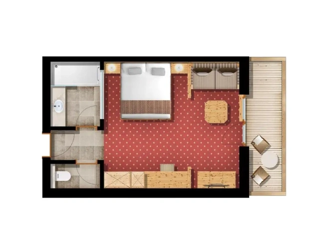 Superior Double room with balcony
