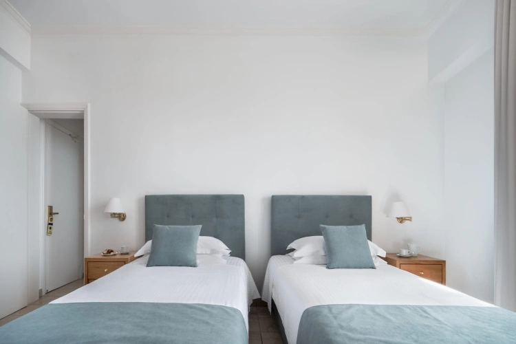 Classic Double room with balcony and with land view