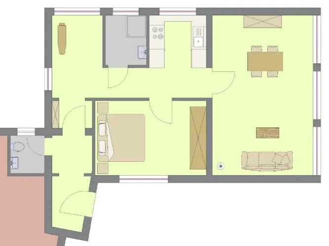 1 Bedroom Apartment