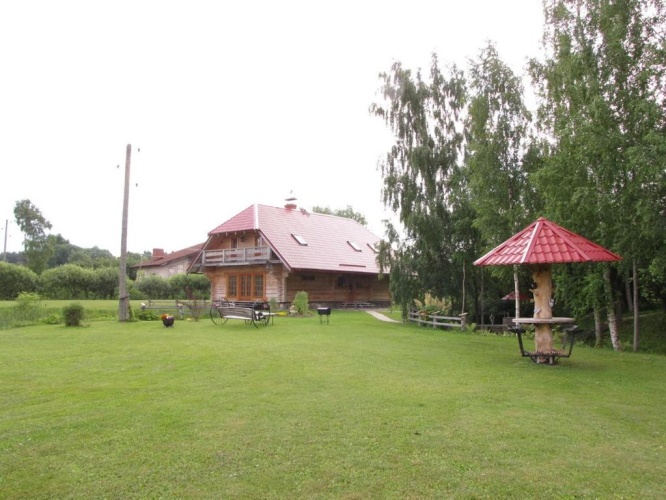 Cottage with balcony