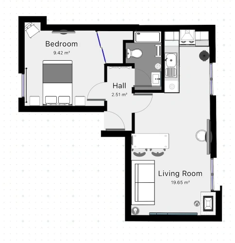 1 Bedroom Apartment