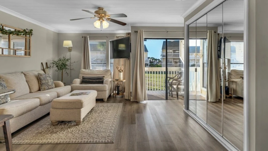 Double Studio with balcony and with garden view