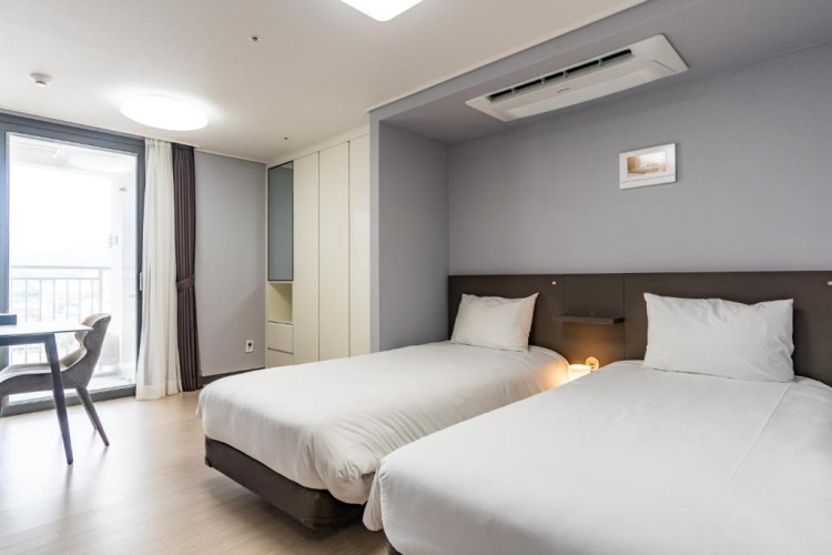 Deluxe Twin room with city view