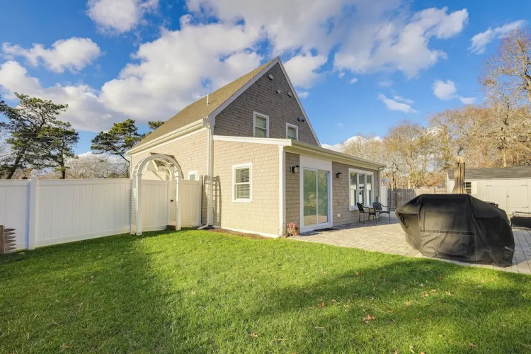 Patio & Fire Pit: Retreat 2 Mi to Cape Cod Beaches