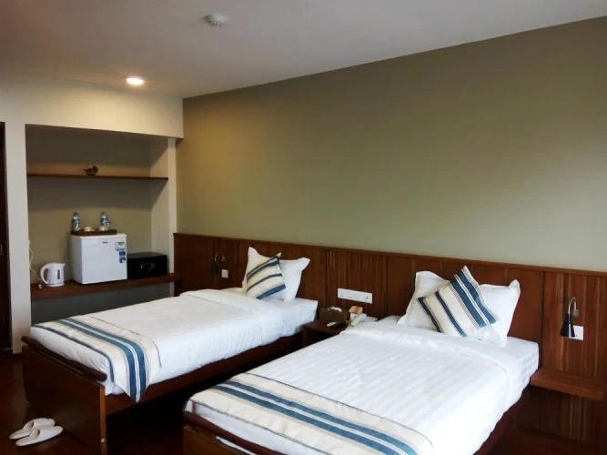 Deluxe Twin room with balcony and with mountain view
