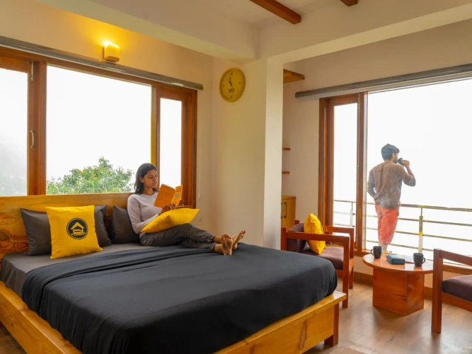 Superior Double room with balcony and with view