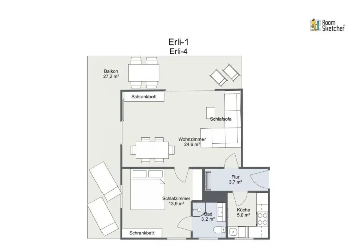 1 Bedroom Apartment