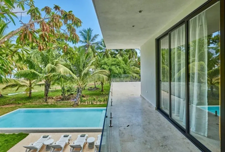 Family Villa beachfront