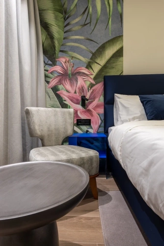 Twin room with river view