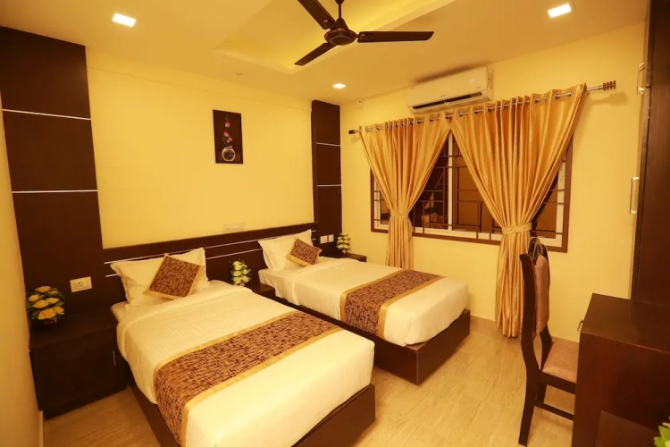 Deluxe Twin room with city view