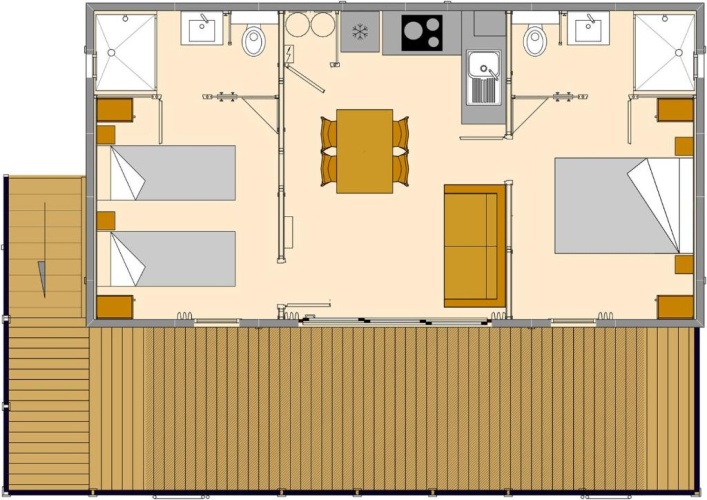 2 Bedrooms Bungalow