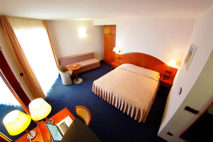 Standard Twin room with balcony and with park view