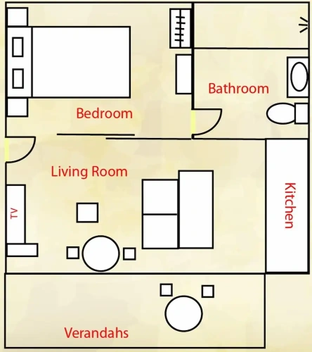1 Bedroom Standard Suite