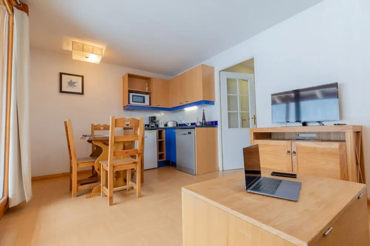 Studio with balcony