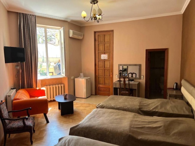 Standard Twin room with balcony and with view