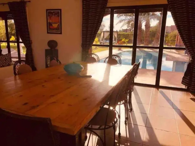 Villa Marrakech for 10 persons.