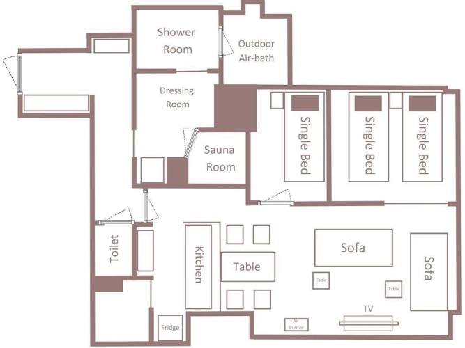 2 Bedrooms Executive Apartment