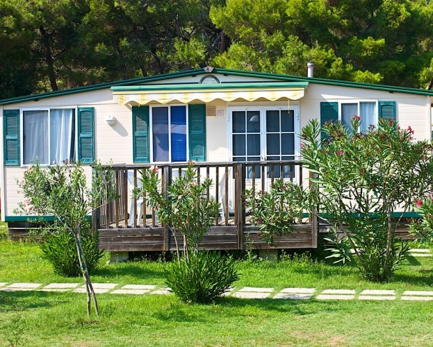 Camping with sea view