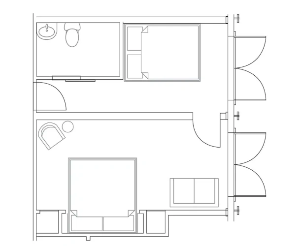 2 Bedrooms Standard room