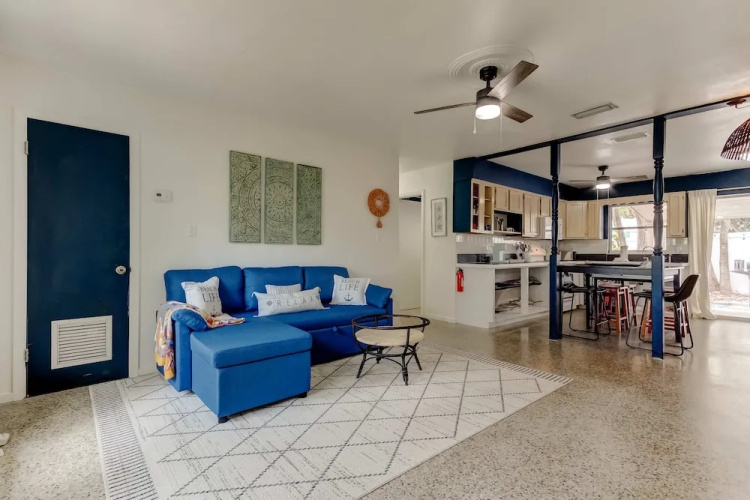 Boho Beach Bliss 2BR Retreat Steps From the Sand
