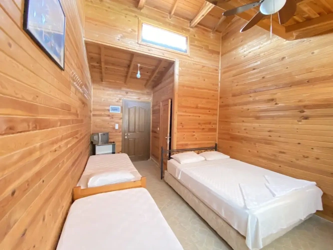 Deluxe Quadruple room with garden view
