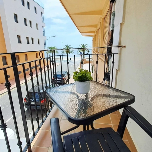 Deluxe Quadruple room with balcony and with sea view