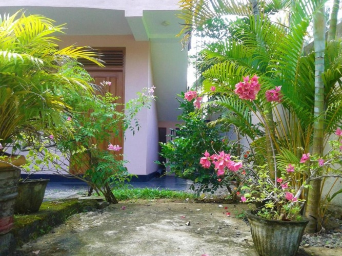 Villa with balcony and with garden view