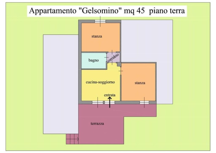 2 Bedrooms Apartment with lake view