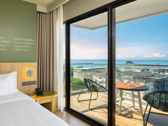 Double Junior Suite with balcony and with ocean view