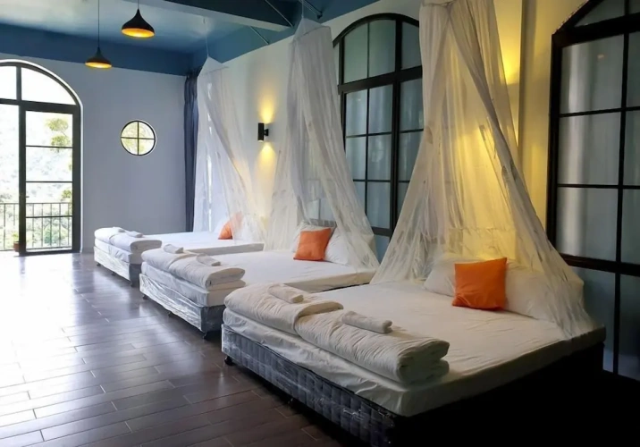 Family Suite with balcony and with mountain view