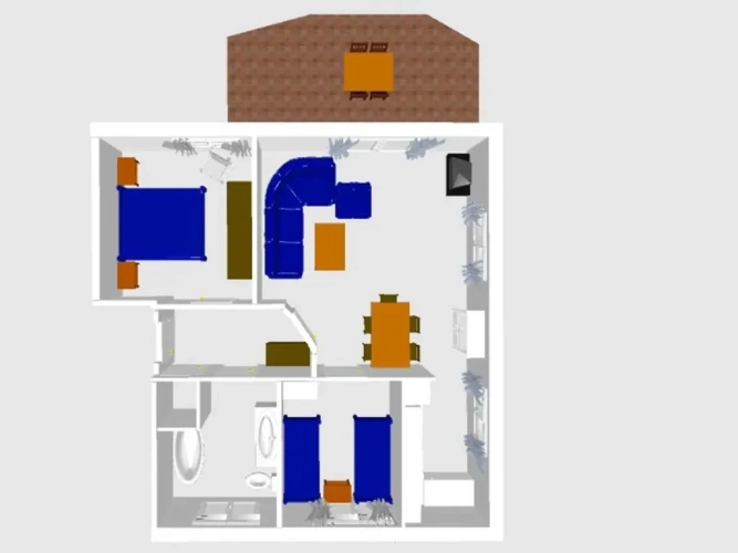 2 Bedrooms Apartment