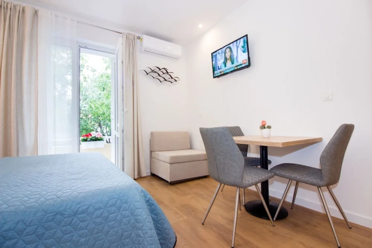 Studio with balcony