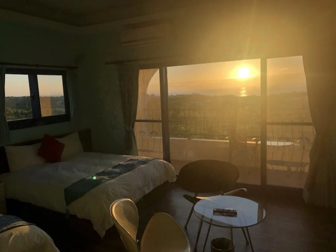 Standard Quadruple room with balcony and with sea view