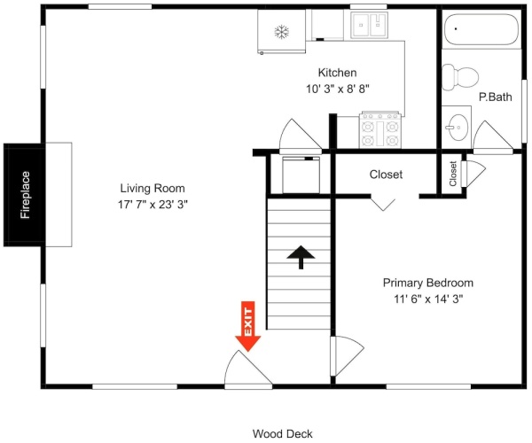 2 Bedrooms Studio