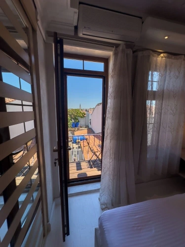 Deluxe Double room with balcony and with sea view