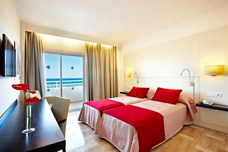 Standard Twin room with balcony and with sea view