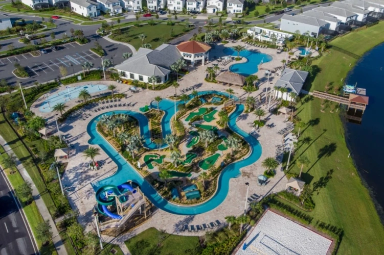 Outside