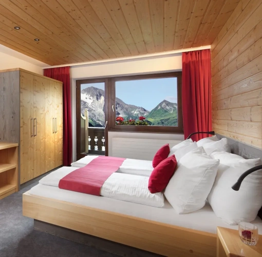 Deluxe Double room with balcony and with mountain view