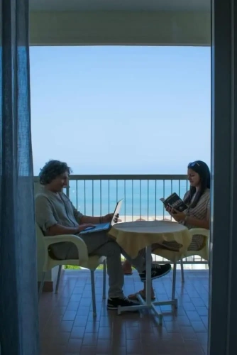 Superior Triple room with balcony and with sea view