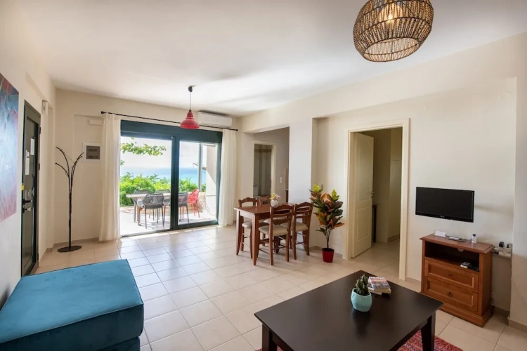 1 Bedroom Economy Basement Suite with partial sea view