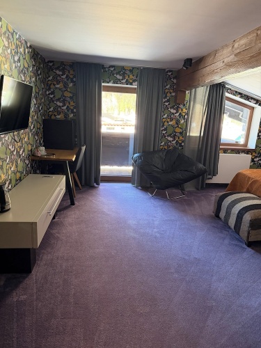 Economy Double room with balcony and with mountain view