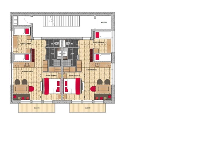 2 Bedrooms Apartment with balcony