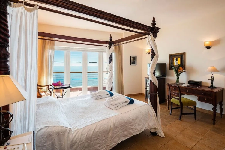 Deluxe Double room with balcony and with sea view