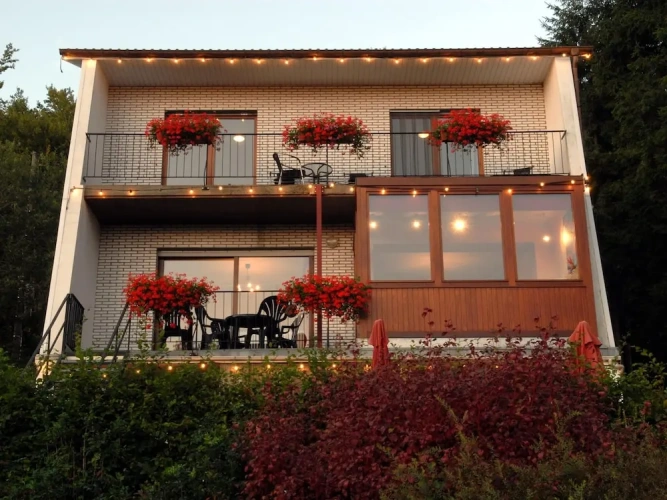 Cottage with balcony