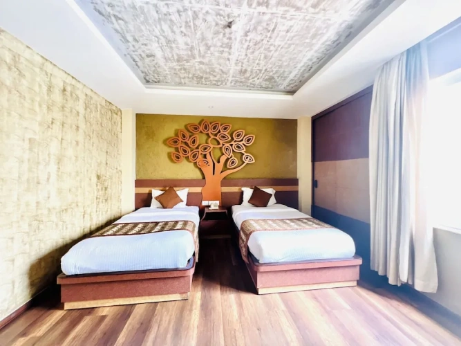 Deluxe Twin room with city view