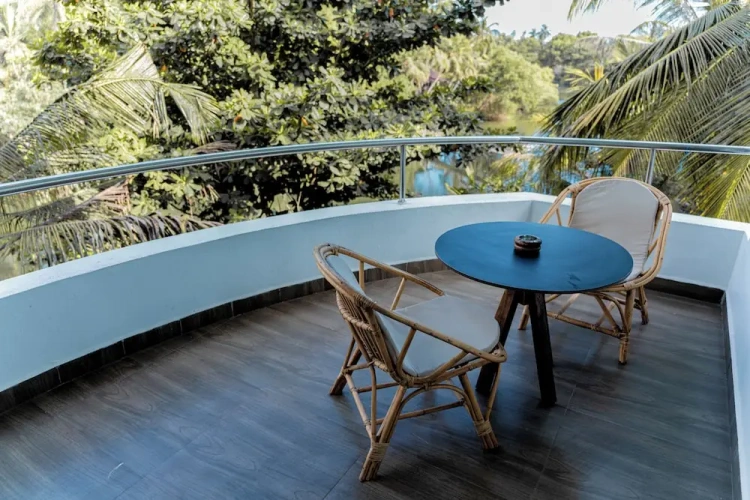 Deluxe room with balcony and with river view