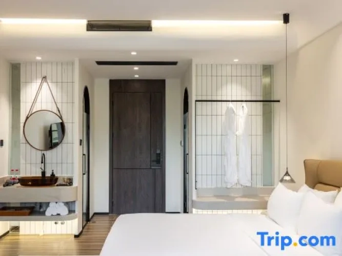 Standard Double room with balcony and with pool view